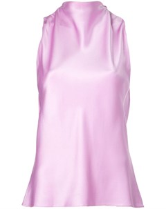 Cushnie блузка с открытой спиной 6 фиолетовый Cushnie