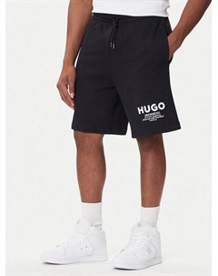 Спортивные шорты loose fit Nomario 50510728, чёрный Hugo