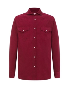 Хлопковая рубашка Brunello cucinelli