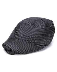 Issey miyake плиссированная шапка бини orbit один размер черный Issey miyake