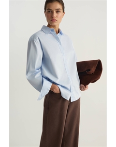 Рубашка классического кроя голубого цвета 2mood