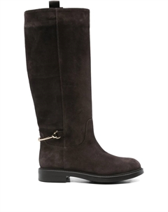 Замшевые ботинки с пряжками, коричневый Doucal's