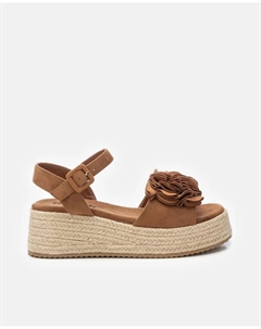 Женские сандалии на платформе с застежкой-пряжкой, песочный Refresh