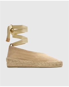 Женские эспадрильи Gea из хлопка с эффектом стирки, застежка на шнуровке, бежевый Castaner