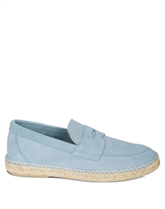 Замшевые мокасины с пенни-стрэпом, синий Abarca