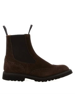 Ботинки-броги Henry с эластичными ремешками, коричневый Trickers