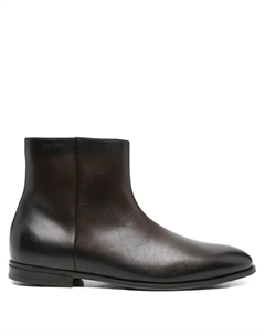 Кожаные ботинки с застежкой-молнией, черный Doucal's