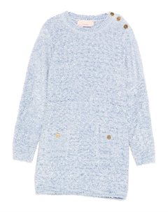 Вязаное платье, синий Elisabetta franchi la mia bambina