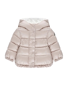 Стеганая куртка с капюшоном, серый Moncler enfant