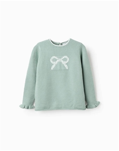 Детская толстовка с длинным рукавом, зеленый Zippy