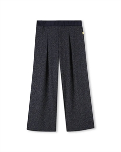 Детские брюки голубые с микроузором, темно-синий Billieblush