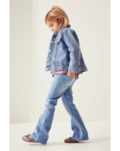 Расклешенные джинсы суперстрейч, синий H&m