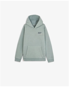 Детская толстовка с капюшоном и принтом на спине, серо-зеленый Scalpers