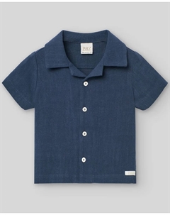 Детская рубашка с отложным воротником коллекции Pazo Paz Rodríguez, темно-синий Paz rodriguez