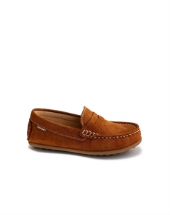 Детские мокасины из кожи, коричневый Pablosky