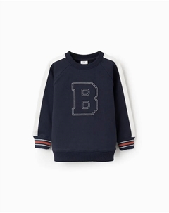 Детская толстовка с длинным рукавом в темно-синем цвете, темно-синий Zippy