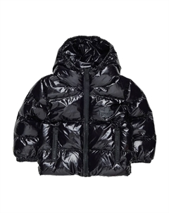 Куртка-пуховик с капюшоном, черный Dsquared2 kids