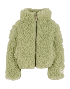 Куртка с воротником-стойкой и текстурой «тедди» Molo