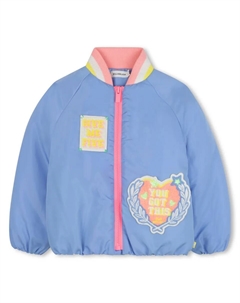 Детская куртка синего цвета с длинными рукавами, синий Billieblush