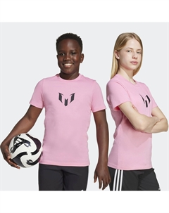 Детская футболка Messi с именем и номером, розовый Adidas