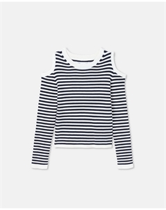 Детская майка с вырезами на плечах, синий Kids el corte inglés