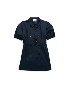 Двубортное платье для маленьких девочек, черный Burberry