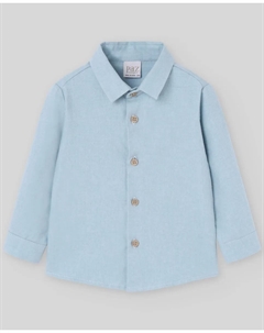 Детская рубашка однотонная коллекция Кинта Paz Rodríguez, светло-голубой Paz rodriguez