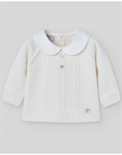 Детский вязаный жилет с текстурой коллекции Ежики Paz Rodríguez, пастельно-розовый Paz rodriguez