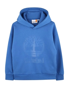 Толстовка с тисненым логотипом, синий Timberland kids