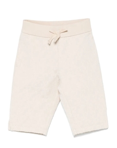 Брюки с узором на резинке, нейтральный Emporio armani kids