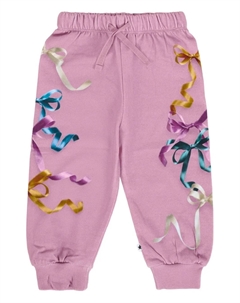 Брюки Simeon с ленточным принтом и завязками, розовый Molo