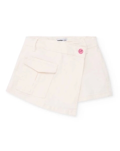 Детская юбка-шорты с декоративными карманами, пастельно-розовый Tuc tuc