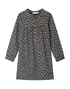 Платье Дороти с вишневым принтом, черный Bonpoint