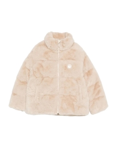 Стеганая куртка на молнии, нейтральный Emporio armani kids