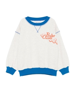 Толстовка с заниженными плечами, серый Bobo choses