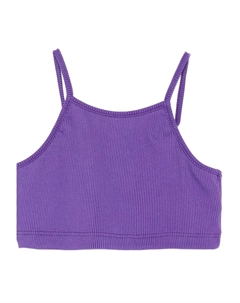 Ребристый топ на тонких бретельках, фиолетовый Me fui