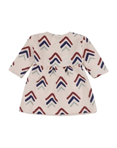 Платье из органического хлопка с графическим принтом, нейтральный Petit bateau