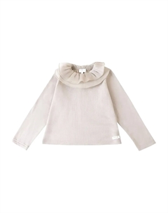 Футболка Florentien с рюшами на воротнике, нейтральный Donsje