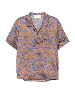 Рубашка Мими с цветочным принтом, коричневый Paade mode