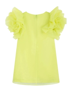 Платье с оборками на рукавах, желтый Mama luma kids