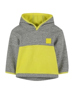 Толстовка с капюшоном в стиле колор-блок, серый Timberland kids