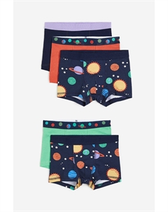 5 пар боксеров, синий H&m