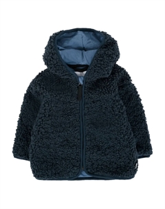 Пуховик с капюшоном, синий Molo