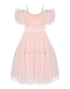 Платье Chateau Romance из тюля с оборками, розовый Tutu du monde