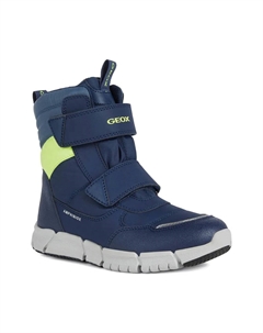 Ботинки с двойными ремешками, синий Geox