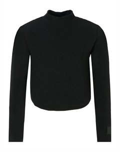 Ребристый свитер с высоким воротом, черный Dondup kids