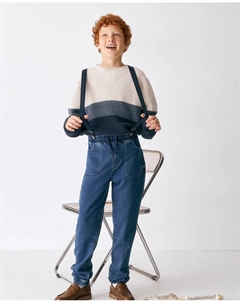 Джинсовые джоггеры с манжетами, синий Сфера