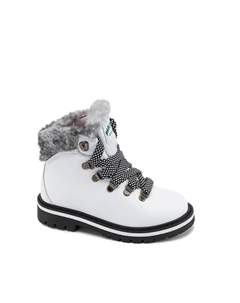 Детские ботинки со шнурками, белый Pablosky