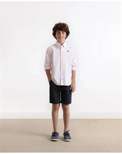 Длинный рукав детская рубашка в полоску, розовый Scalpers