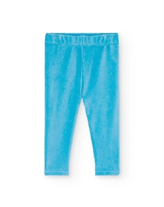 Детские вельветовые леггинсы с резинкой, светло-голубой Boboli